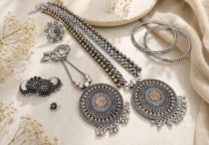 Dual tone jewellery combo