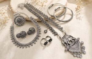 Premium german silver jewellery combo