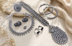 Premium german silver jewellery combo