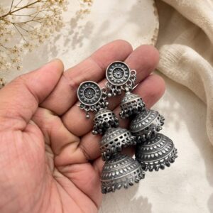 3 layer replica jhumkas
