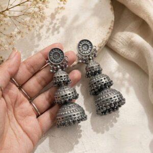 3 layer replica jhumkas