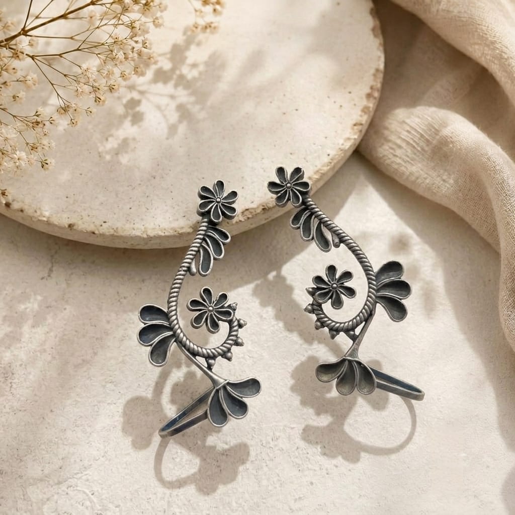 Petal Vine Earcuffs