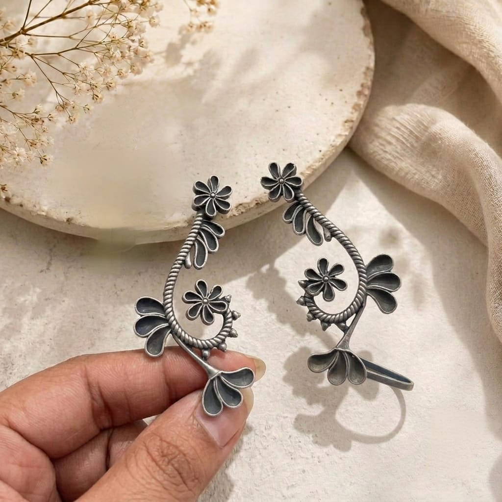 Petal Vine Earcuffs