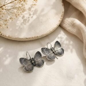 Butterfly hook earrings