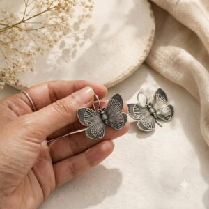Butterfly hook earrings