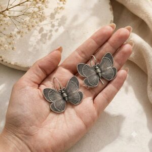 Butterfly hook earrings