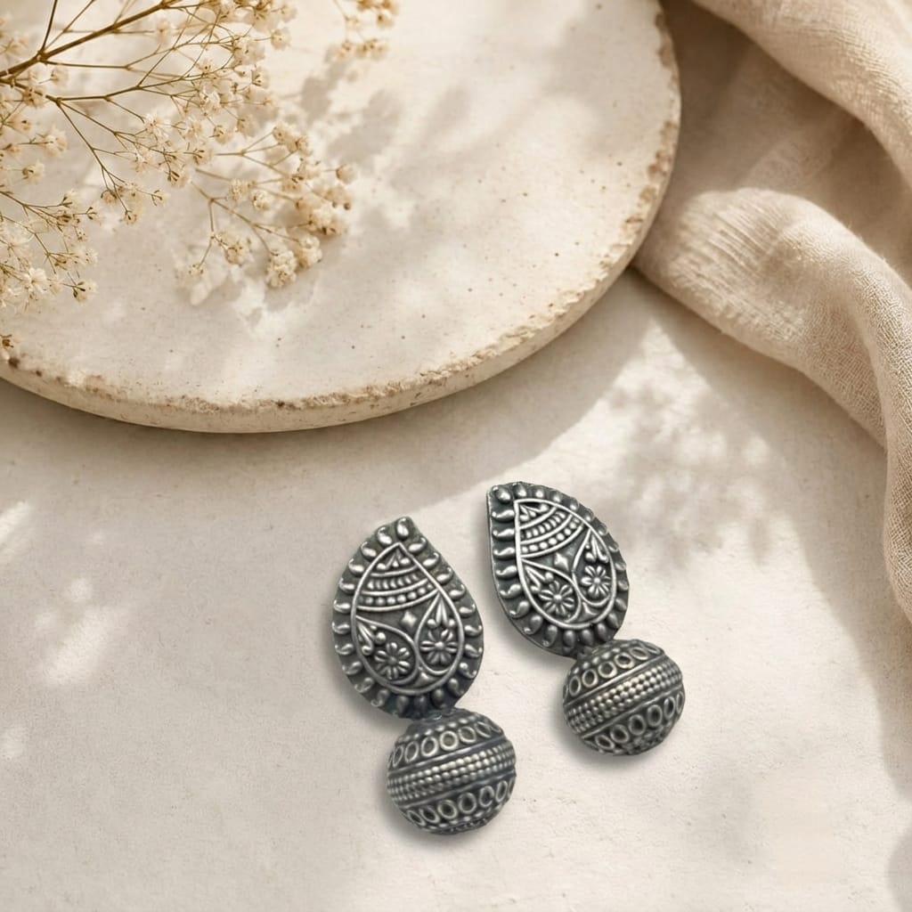 Paisley Bloom Drop Earrings
