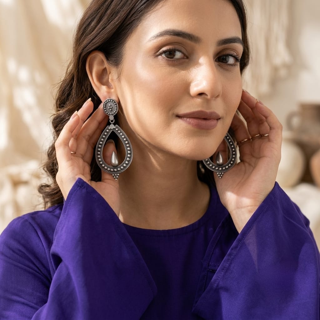 Moonlit Teardrop Earrings