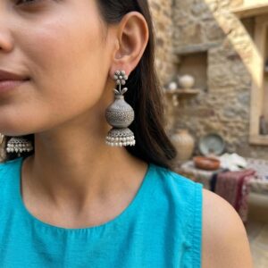 Floral Vessel Jhumkas