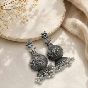 Floral Vessel Jhumkas