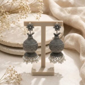 Floral Vessel Jhumkas
