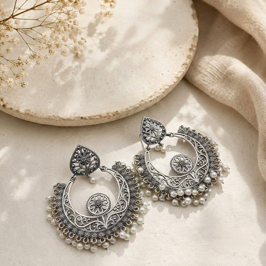 German Silver Chaandbali