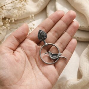 Avian Circle Earrings