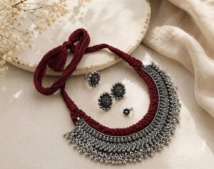 Thread ghughroo choker set